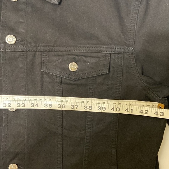 SOULLAND BLACK DENIM JACKET - Picture 4 of 11